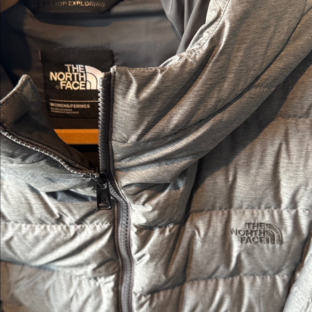 Gray Puffer Jacket - Picture 3 of 4